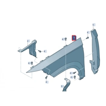 Seat Ateca Ön Çamurluk Sol 2016- (Oem No:  575821105A)