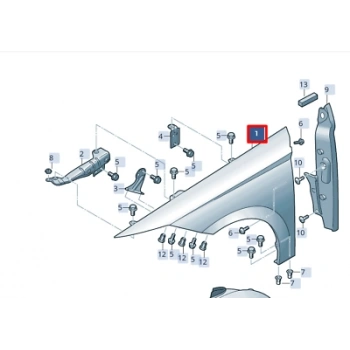 Seat İbiza Ön Çamurluk Sağ 2017- (Oem No:  6F0821106B)