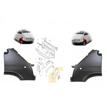 Ford Transit Ön Çamurluk  Sol 1995-1999 (Oem No:  99Vt16006Ab)