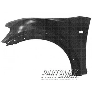 Mitsubishi Pajero Ön Çamurluk Sinyal Delikli Sol 2001 2002- (Oem No:  Mr496891)