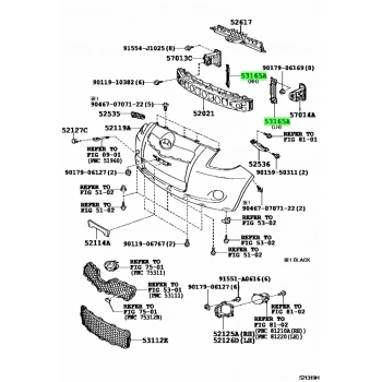 Toyota Yaris Ön Panel Braketi Sağ 2006- 2009 (Oem No:  5316452010)