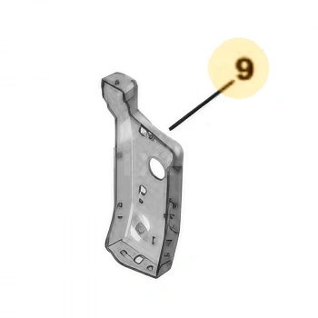 Peugeot 308 Partner/Rifter Ön Panel Yan Traversi Sol 2013- (Oem No:  9827055880)