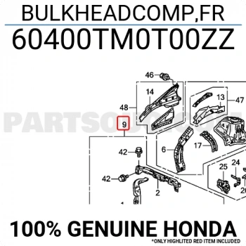 Honda City Ön Panel 2009-  (Oem No:  60400Tm0G00Zz)