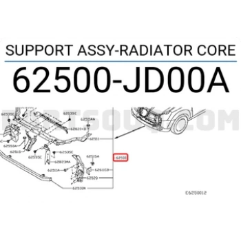 Nissan Qashqai Ön Panel 2016- 2007  (Oem No:  62500Jd00A)