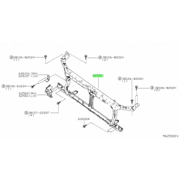 Nissan Navara/Pathfinder Ön Panel 2008  (Oem No:  F25005X1Ea)