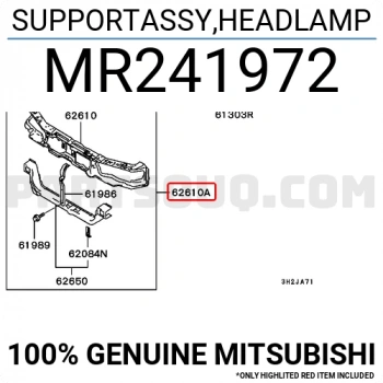 Mitsubishi Galant Ön Panel 1998- (Oem No:  Mr241972)
