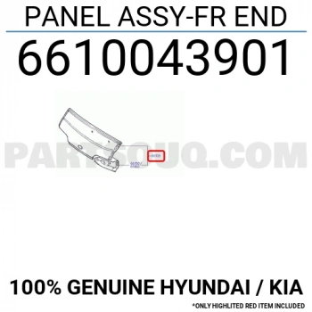 Hyundai H100 Panelvan Motor Kaputu  1997- (Oem No:  6610043901)