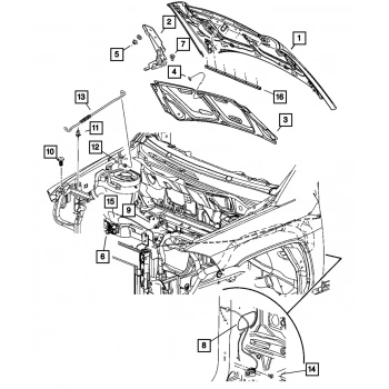 Jeep Compass Motor Kaputu 2007-2011 (Oem No:  5074926Ae)