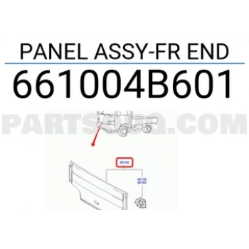 Hh100/Porter Motor Kaputu 97 (Oem No:  661004B601)