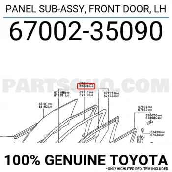 Toyota Hilux Ln85 Ön Kapı Sol 1989-1997 (Oem No:  6700235090)