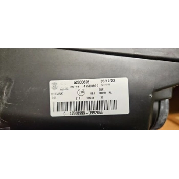 Fiat 500L Ön Far Alt Hatchback Sağ 2012-  (Oem No:  52033626)