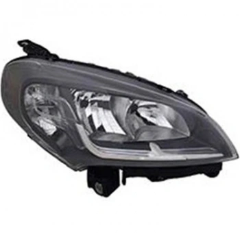 Fiat Doblo Ön Far Sıyah Elektrikli Motorlu Sağ 2015- (Oem No:  52109258)