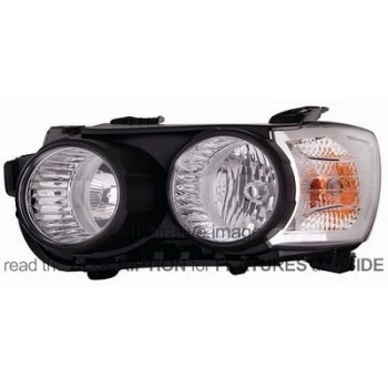 Cehvrolet Aveo Ön Far Elektrikli Motorlu Sıyah Sağ 2011- (Oem No:  96831062)
