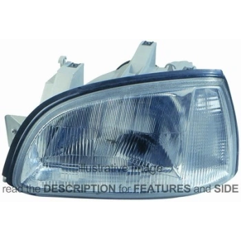 Renault Clio Ön Far Sol 1996-1998 (Oem No:  7701042150)