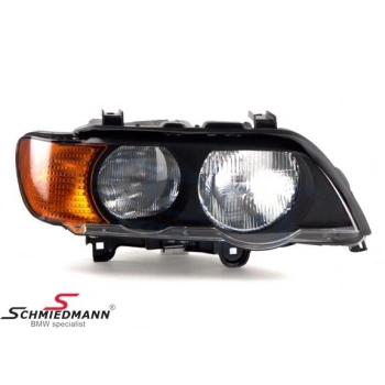 Bmw X5 Ön Far Elektrikli Motorlu Sarı Sinyalli Sağ 2000-2003 (Oem No:  63126930206)