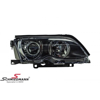 Bmw 3 Serisi Ön Far Elektrikli Motorlu Xenon Sıyah Sağ 2001 2004- (Oem No:  63127165776)