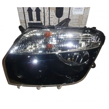 Dacia Duster Ön Far Sıyah Manuel Sol 2009-  (Oem No:  260605370R)