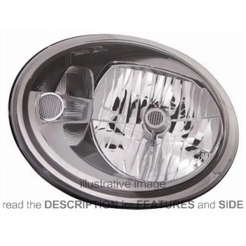 Volkswagen Beetle Ön Far Elektrikli Motorlu Sağ 2011- (Oem No:  5C1941006A)