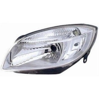 Skoda Fabia Ön Far Elektrikli Motorlu Sol 2007  (Oem No:  5J1941017)