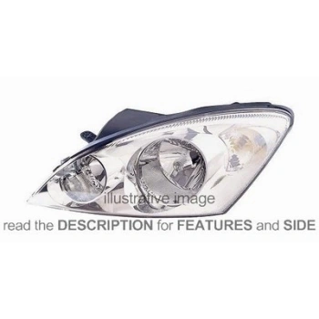 Kia Ceed Ön Far Elektrikli Motorlu Sol 2007  (Oem No:  921011H000)