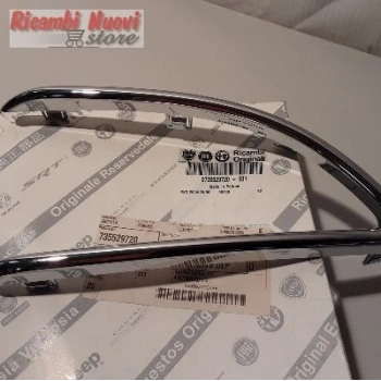 Lancıa Ypsılon Ön Sis Lamba Kapağı Bandı Nikelaj Sol 2011- (Oem No:  735529720)