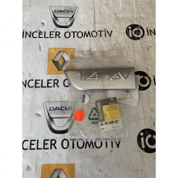 Renault Megane Çıta Ucu 1.4 2016-V Yazısı Siyah  Sağ 2003- (Oem No:  8200209147)