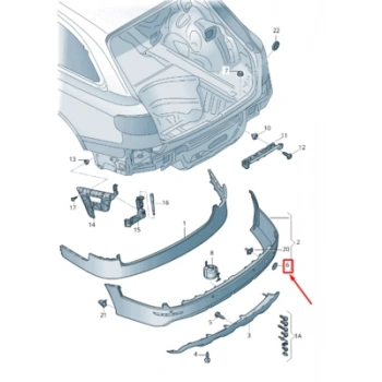 Audi A4 Ön Çeki Demir Kapağı 2012- 2015- (Oem No:  8K0807441Bgru)
