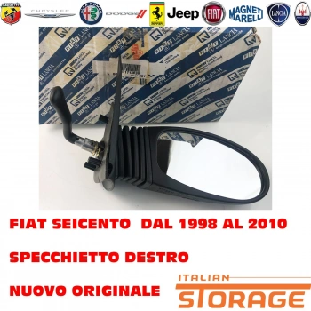 Fiat Seıcento Dış Ayna Kab.Mat Siyah Sağ 1998-2000  (Oem No:  71713838)