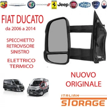 Fiat Ducato Dış Ayna Elektrikli Isıtmalı Sinyalli Uzun Kol Sol 2007 2013- (Oem No:  735517075)
