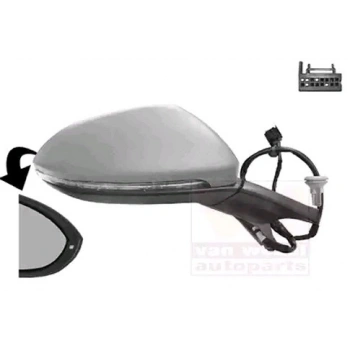 Volkswagen Golf Vıı Dış Ayna Elektrikli Isıtmalı Sinyalli Astarlı Sağ 2012-  (Oem No:  5G1857508Cl9B9)