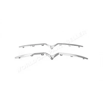 Citroen C4 Ön Panjur Bandı Nikelaj Set 2010- (Oem No:  745385)