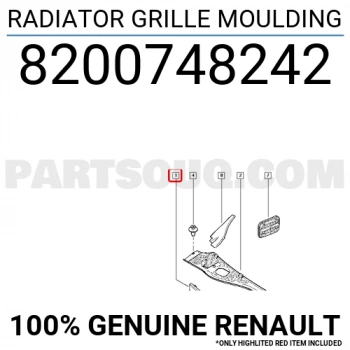 Dacia Logan/Mcv Ön Panjur Bandı 2008- (Oem No:  8200748242)