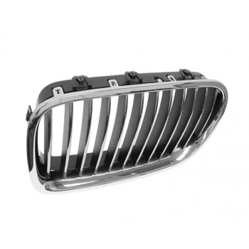 Bmw 5 Serisi Ön Panjur Komple Nikelaj Siyah Sol 2010- (Oem No:  51137203649)