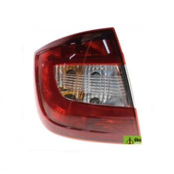 Skoda Rapid Arka Stop Koyu Kırmızı Sedan Sol 2011- (Oem No:  5Jh945111A)