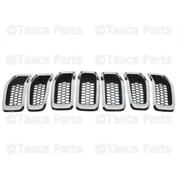 Jeep Cherokee Ön Panjur 7Lı Set Nikelaj 2014- (Oem No:  68303626Ac)