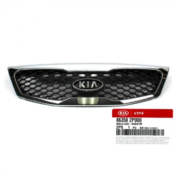 Kia Sorento Ön Panjur Nikelaj Desenli Siyah 2010- (Oem No:  863502P000)