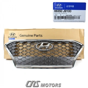 Hyundai Kona Ön Panjur Nikelaj Çerçeveli 2017- (Oem No:  86350-J9100)