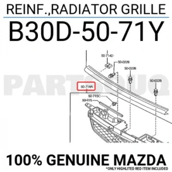 Mazda 323 Ön Panjur 2001-2002 (Oem No:  B30D-50-71Y)