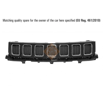 Jeep Compass Ön Panjur Bandı Nikelaj Set 2017-2019 (Oem No:  K68405259Aa)