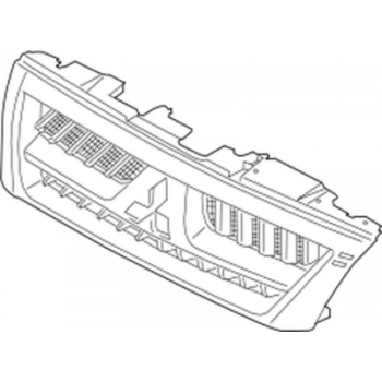 Mitsubishi Pajero Ön Panjur Nikelaj Sıyah 2003-2006 (Oem No:  Mn117202Wa)