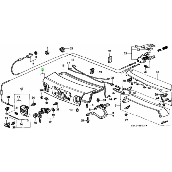 Honda Civic Bagaj Kapağı Sedan 1995-1999 (Oem No:  68500S04000Zz)