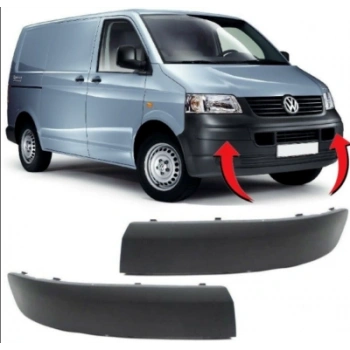 Volkswagen T5 2004 2010 Tampon Bandı Ön Sağ Pütürlü (Oem No:7H0807718)