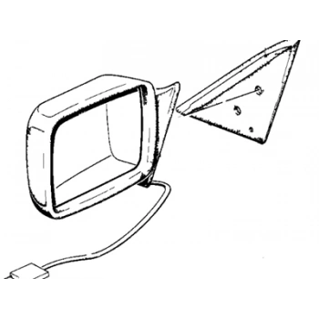 Bmw 3 Serisi Dış Ayna Elektrikli 4 Pin Sağ 1987-90 (Oem No:  51168106600)