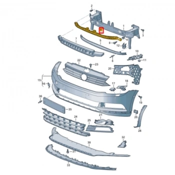 Volkswagen Passat Ön Tampon Destek Braketi 2020- (Oem No:  3G0807571)