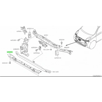 Nissan Micra Ön Panel Alt 2003-2005 (Oem No:  62530Ax620)
