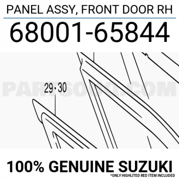 Suzuki Grand Vitara Ön Kapı Sağ 2007  (Oem No:  68001-65844)