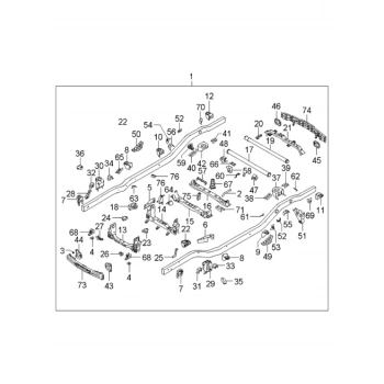 Kia Sorento Ön Tampon Demiri 2006 (Oem No:  865303E500)