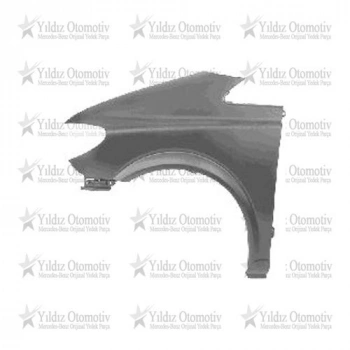 Mercedes Viano Ön Çamurluk Plastik Sol 2004- (Oem No:  A6396305307)