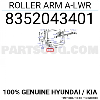 Kapı Rayı L300 H100 Alt Sağ  Oem No: 83520-43401