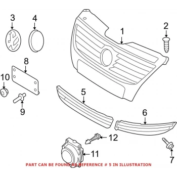 Tampon Panjurusı Passat Cc 2009-2012 Orta (Oem No:3C88536779B9)